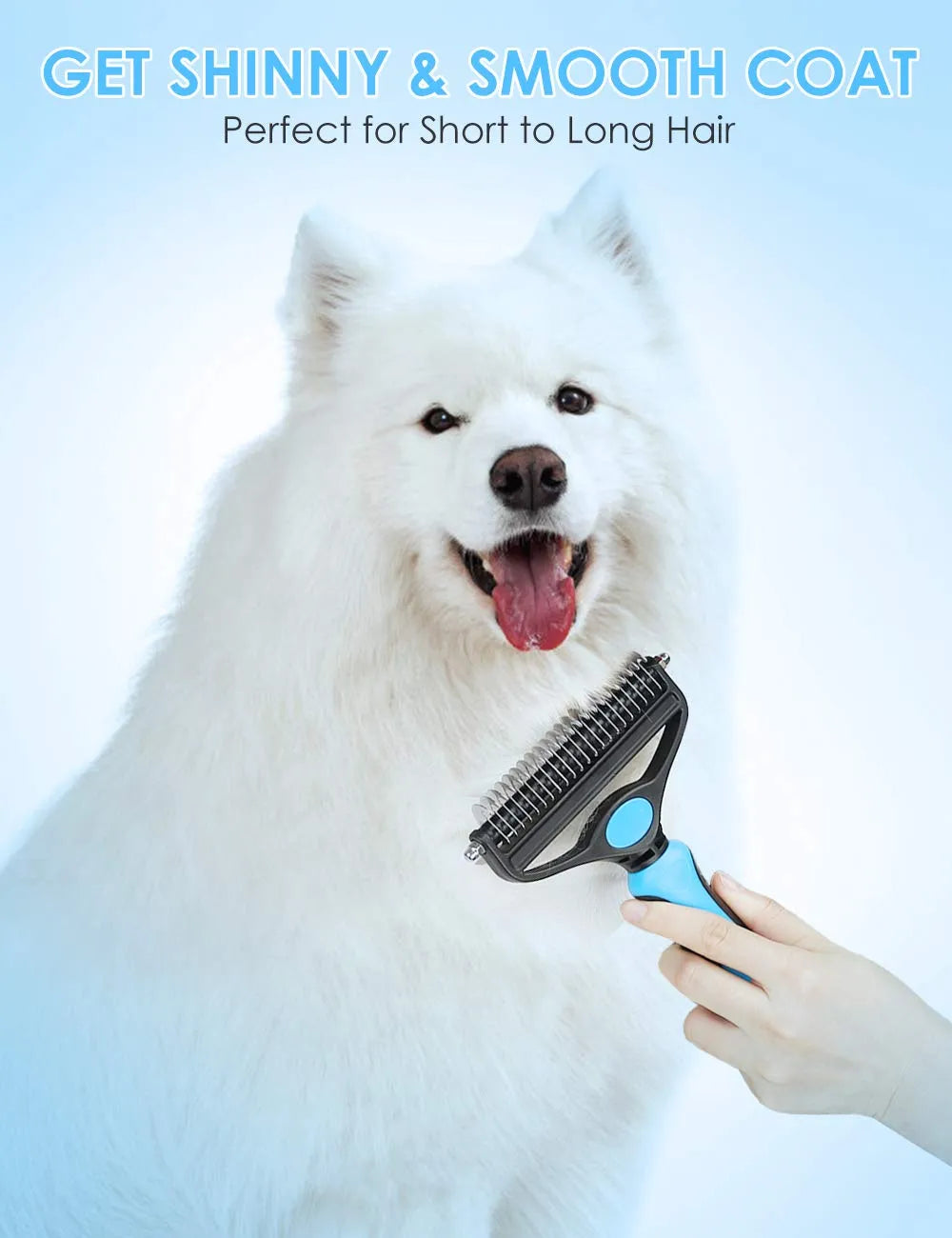 ⏰🔥 Professional Pet Shedding Comb – Effectively Removes Loose Hair – Pay on Delivery 🐾✅