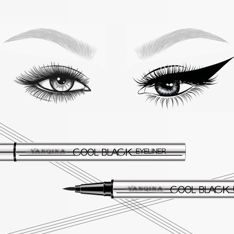 ✨ Wasserfester und wischfester Eyeliner – Präzision und tiefes Schwarz für 24 Stunden! ✨